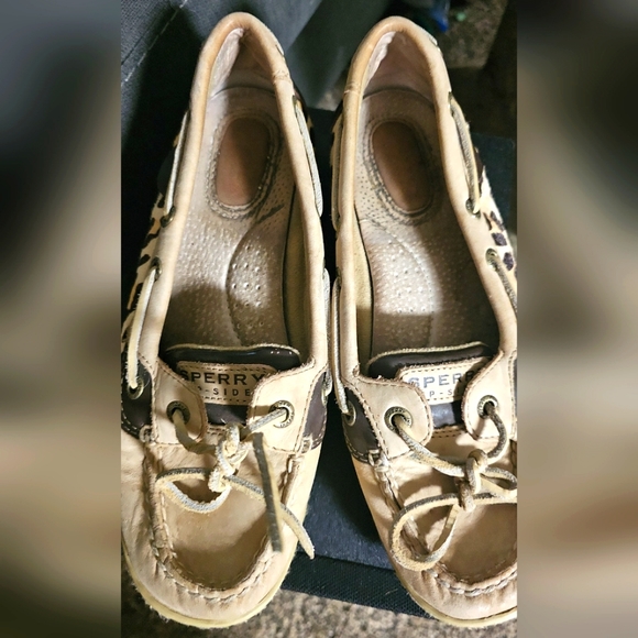Sperry's Top Sider Cheetah Print Size 7 - Picture 2 of 2